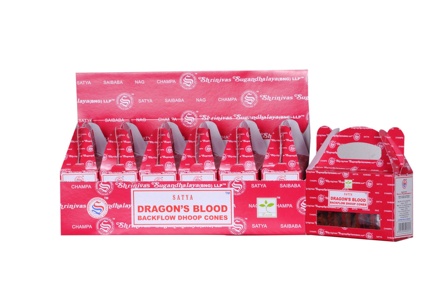 Satya Dragons Blood Back Flow Dhoop Cone World of Incense Australia New Age Products Incense Sticks