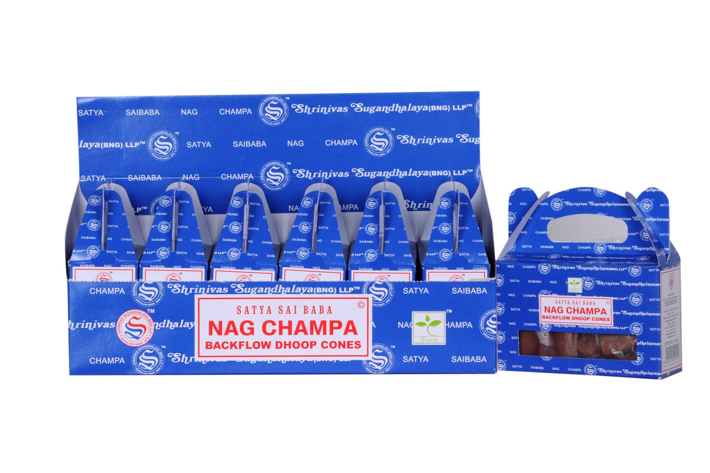 Satya Back Flow Nag Champa Back Flow Dhoop Cone World of Incense Australia New Age Products Incense Sticks