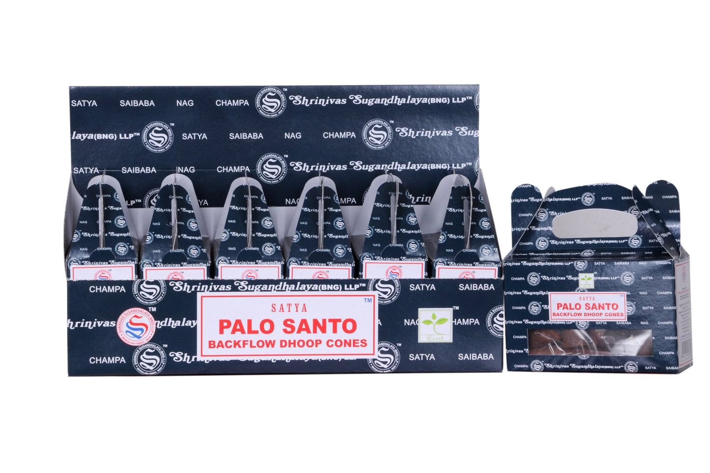 Satya Palo Santo Back Flow Dhoop Cone World of Incense Australia New Age Products Incense Sticks