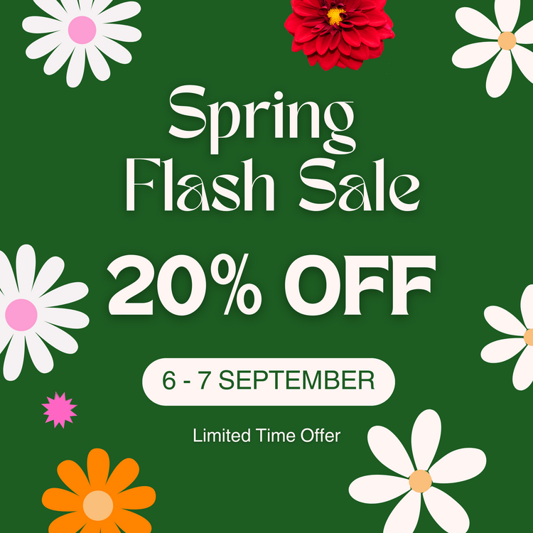 SPRING FLASH SALE!