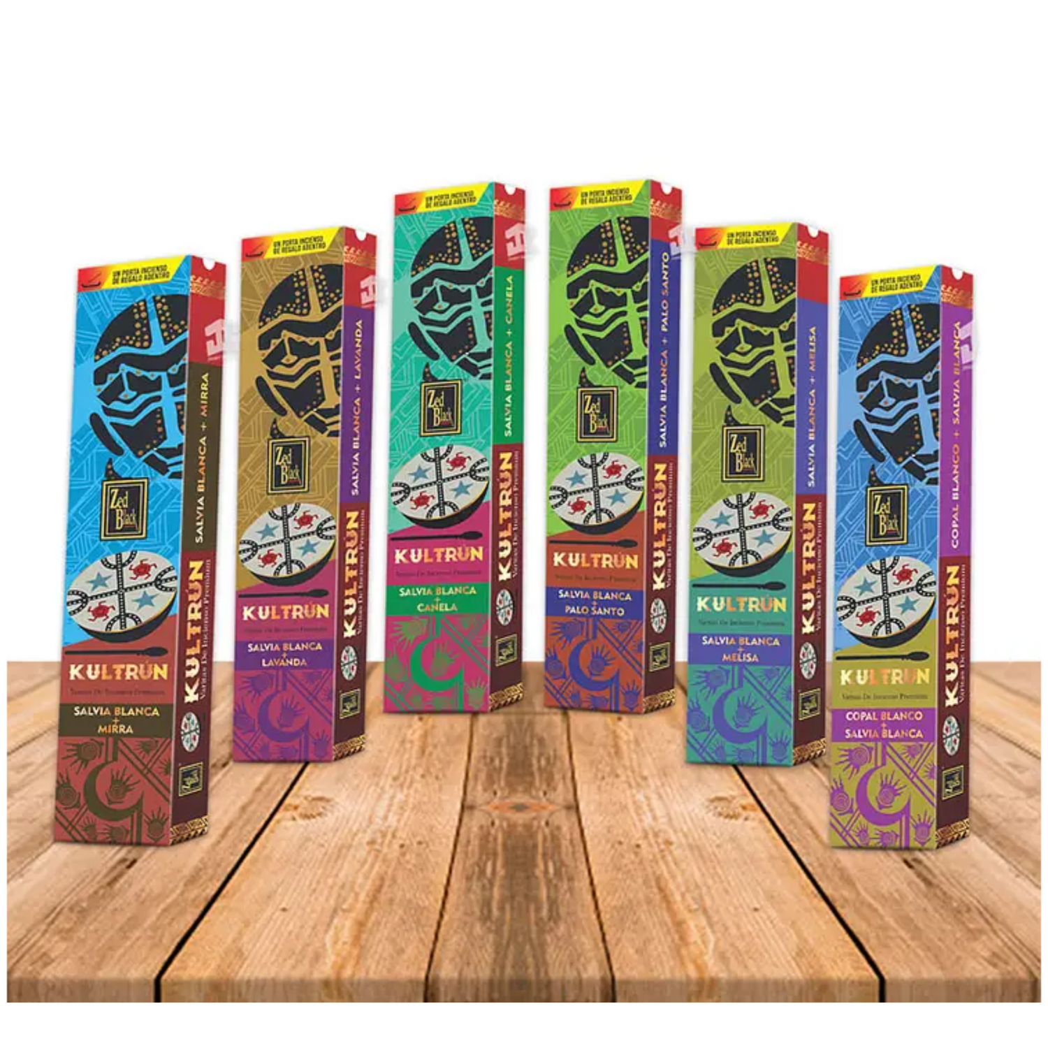 Zed Black Kultrun Spanish Incense Collection