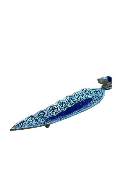 Aluminium Elephant Leaf Incense Burner and Ash Catcher