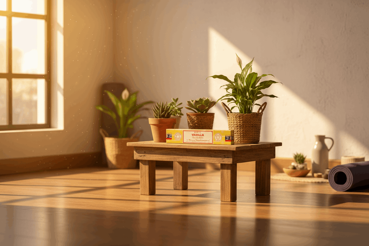 Satya Vanilla Incense Sticks - Box of 12 (180 gms)