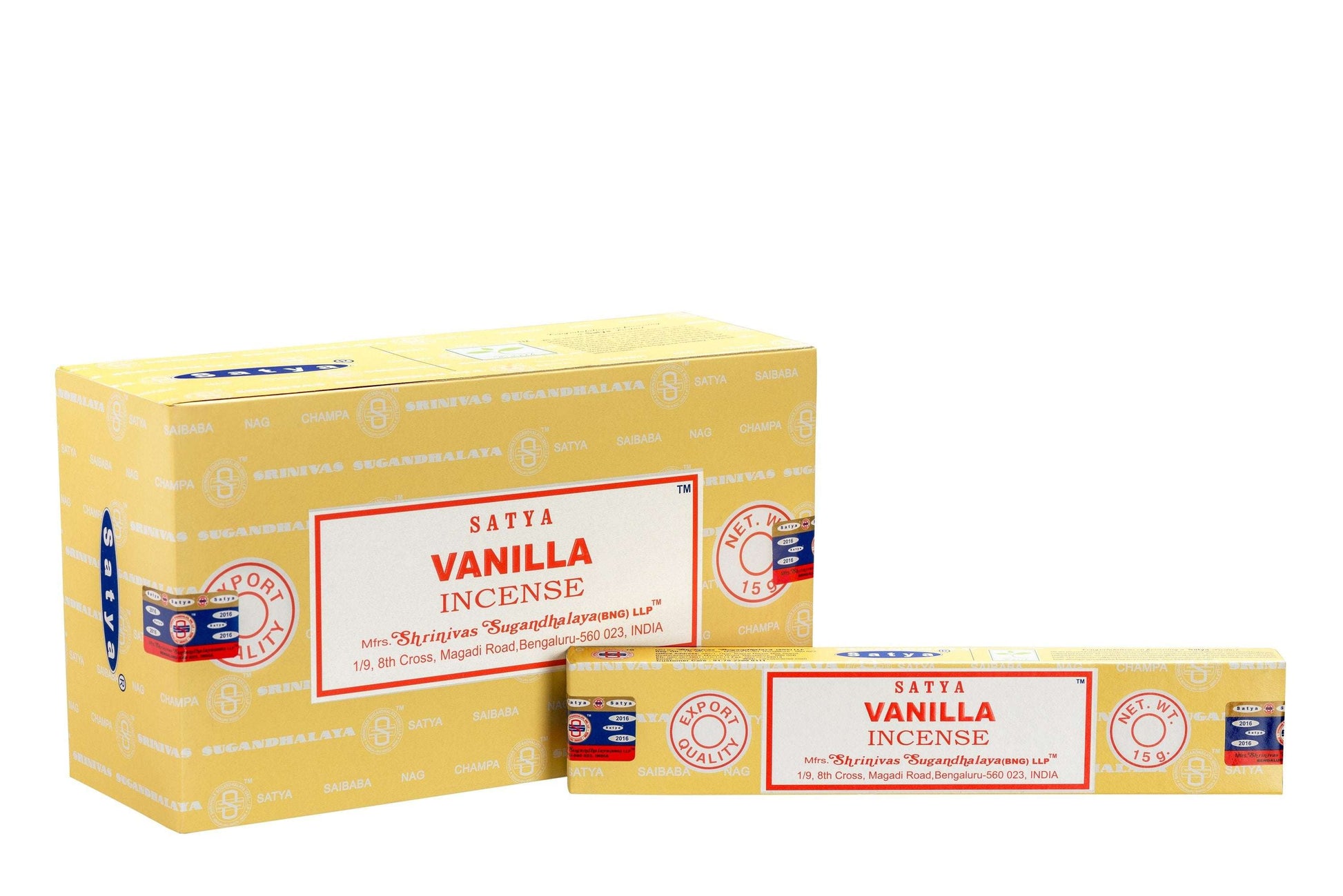 SATYA VANILLA INCENSE 15 g - World of Incense AU