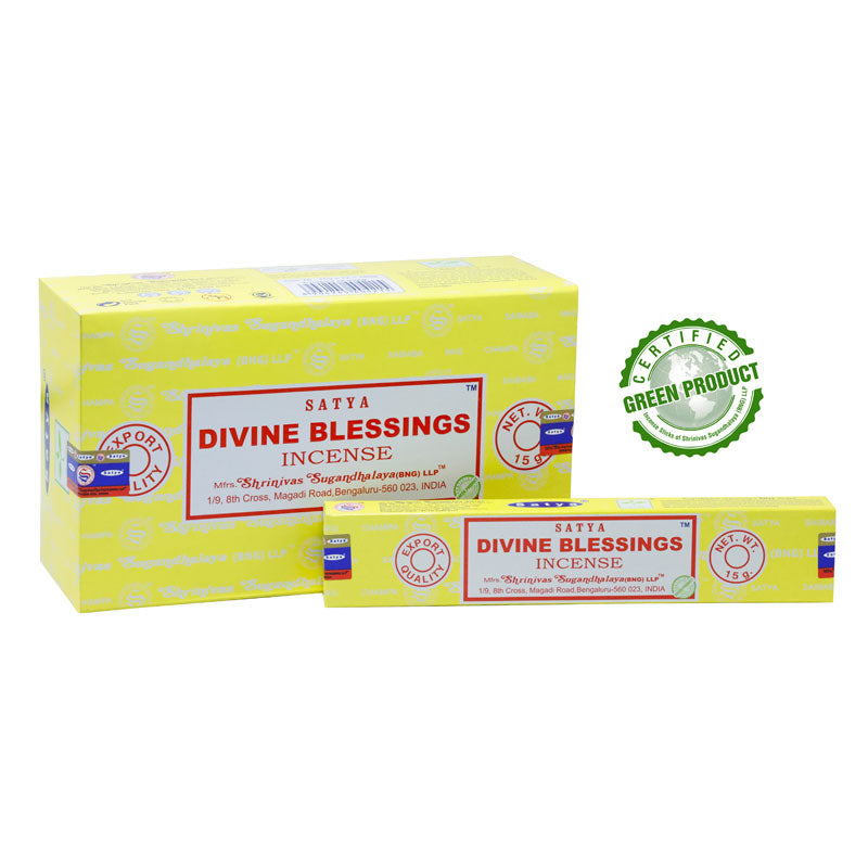 Satya Divine Blessings Incense Sticks 15 gms (Best Indian Incense Sticks)