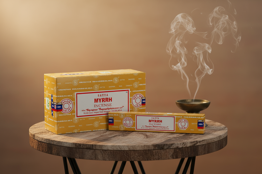 Satya Myrrh Incense Sticks 15 gms (Best Indian Incense Sticks)