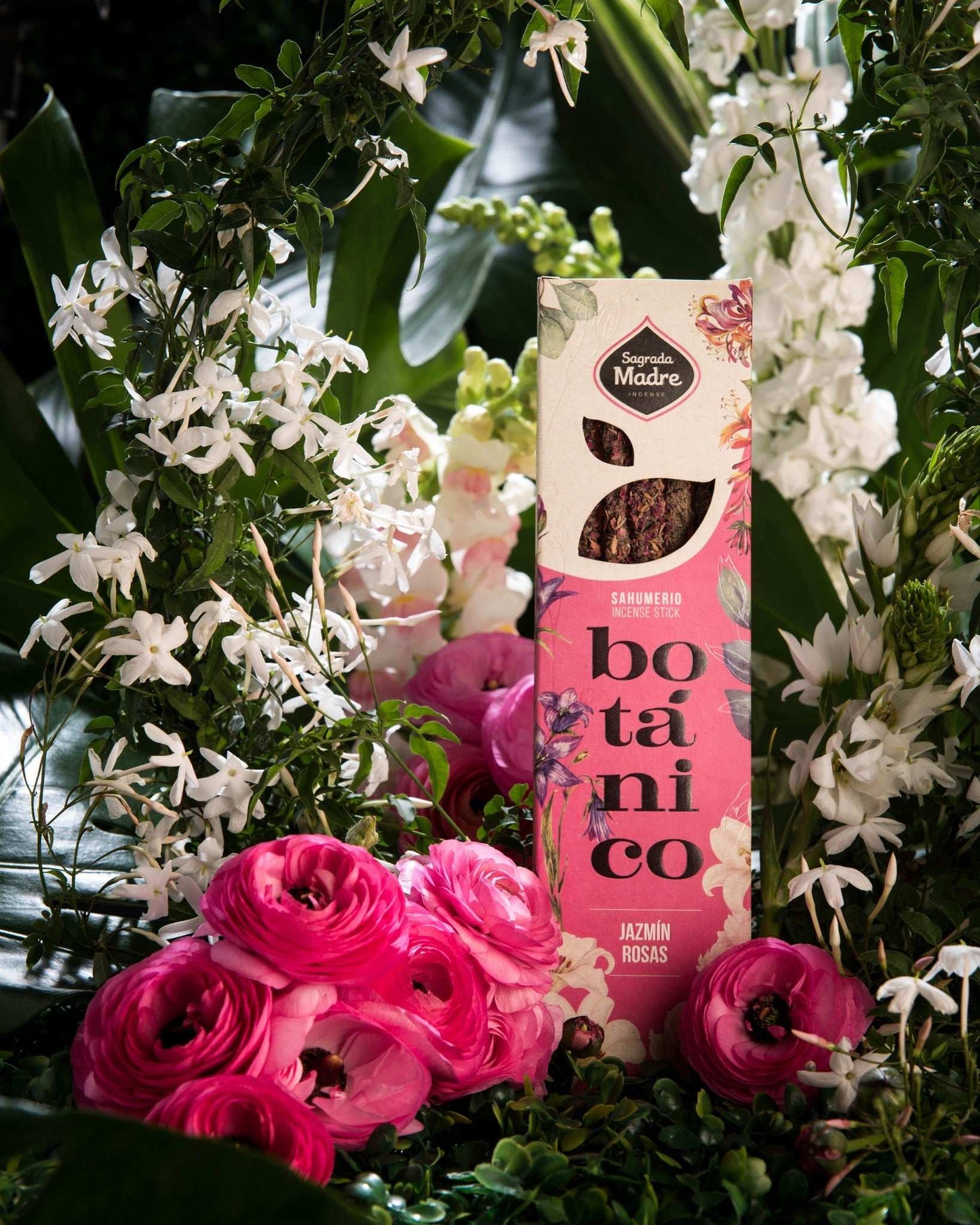 Sagrada Madre Jasmine Roses Botanical Incense 6 Sticks
