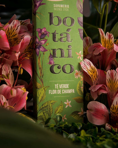 Sagrada Madre Green Tea Champa Botanical Incense 6 Sticks