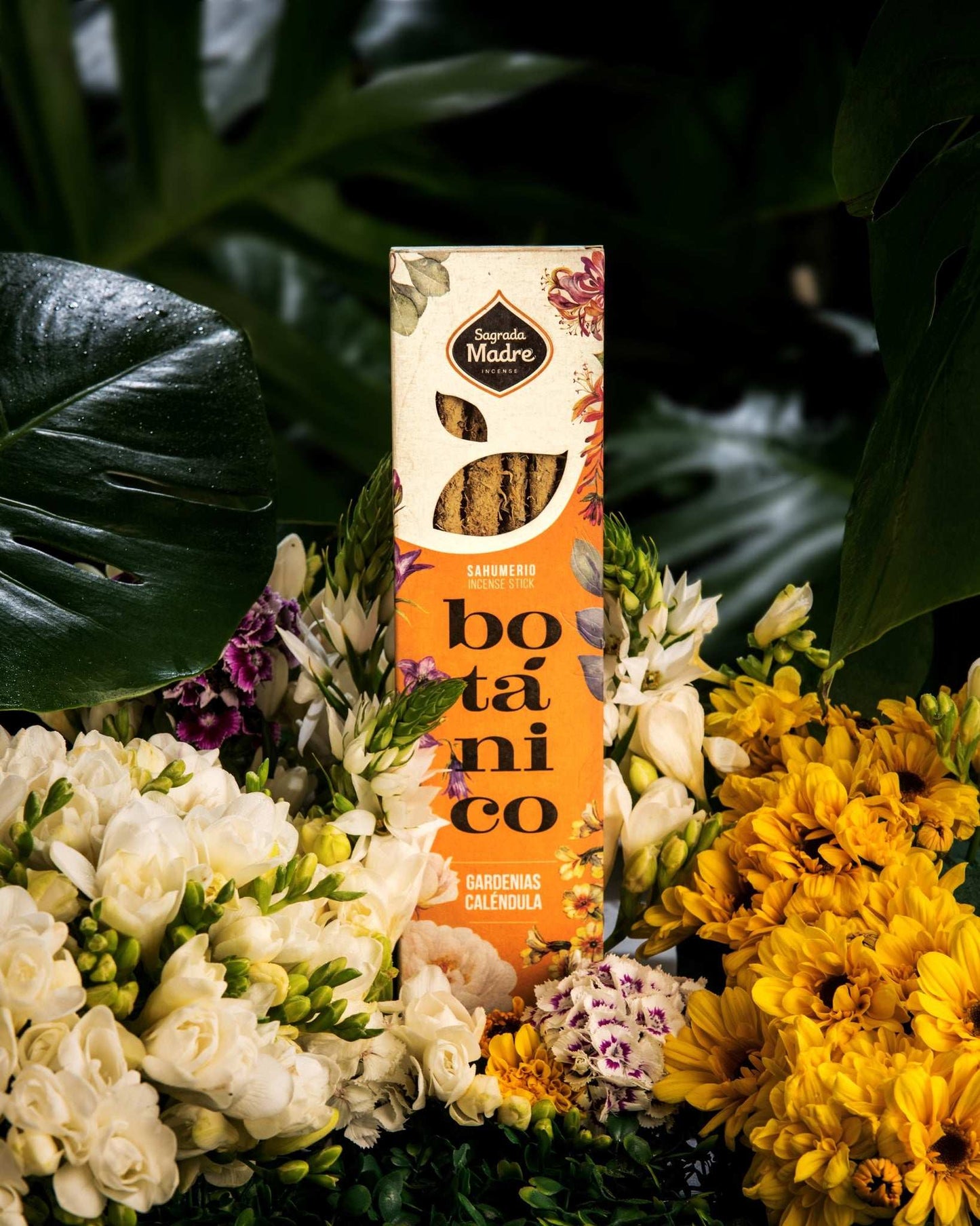 Sagrada Madre Gardenia Calendula Botanical Incense 6 Sticks