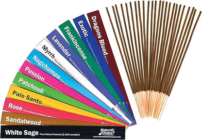 Natural Choice Incense Sticks Sampler Variety Pack