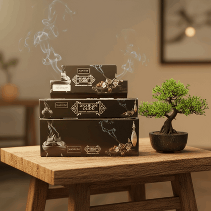 Nandita Aroma Series Arabian Oudh Incense Sticks - Box of 12 (180 gms)