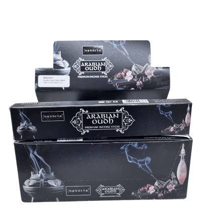 Nandita Aroma Series Arabian Oudh Incense Sticks - Box of 12 (180 gms)