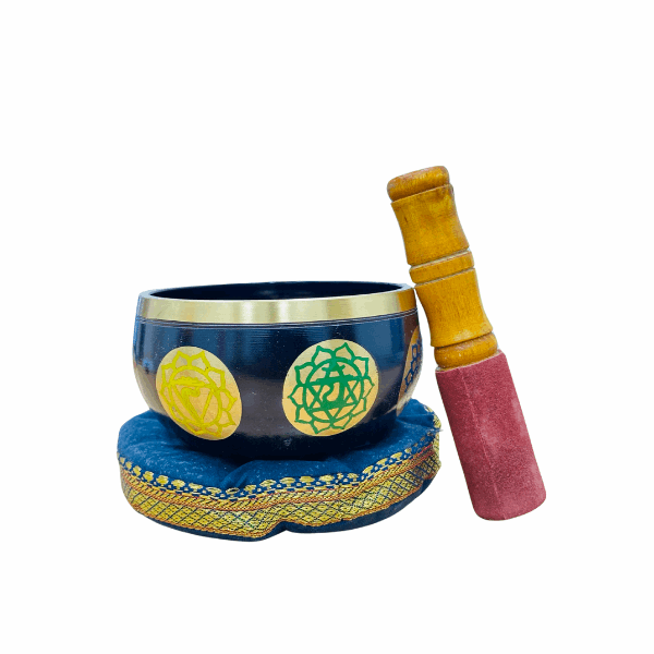 Brass Singing Bowl 4" - Crown Chakra Violet