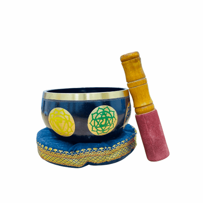 Brass Singing Bowl 4" - Crown Chakra Violet