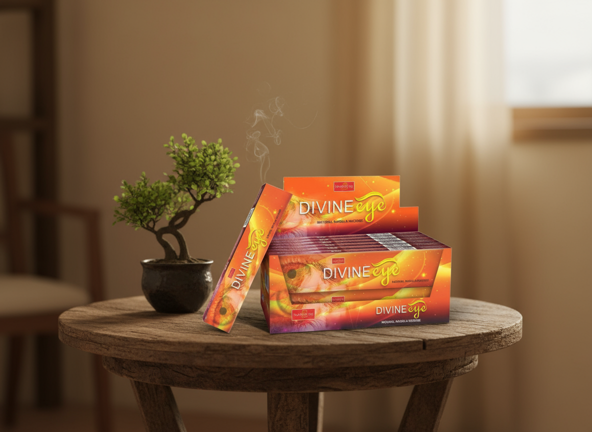 Nandita Esoteric Series Divine Eye Incense Sticks - Box of 12 (180 gms)