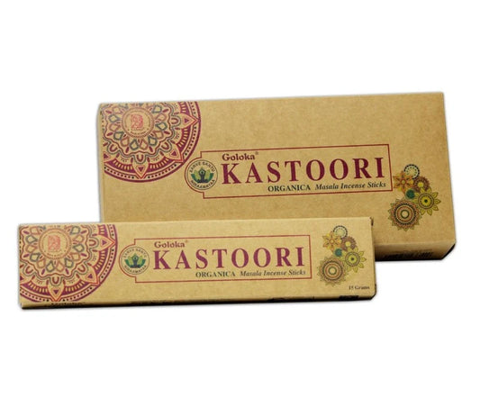 Goloka Organic Kastoori Natural Masala Incense 15gm