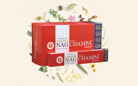 Golden NAG Champa Incense Sticks 15 Gms