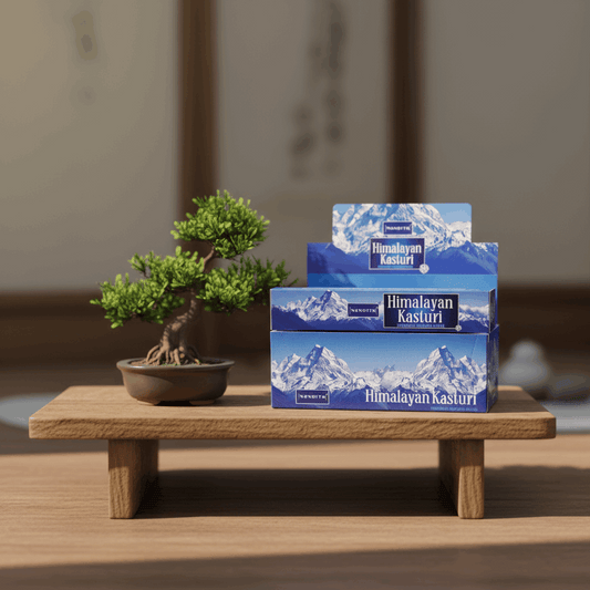 Nandita Aroma Series Himalayan Kasturi Incense Sticks - Box of 12 (180 gms)