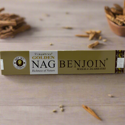 Golden NAG Benzoin Incense Sticks 15 Gms