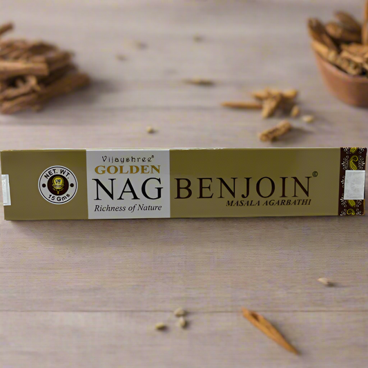 Golden NAG Benzoin Incense Sticks 15 Gms