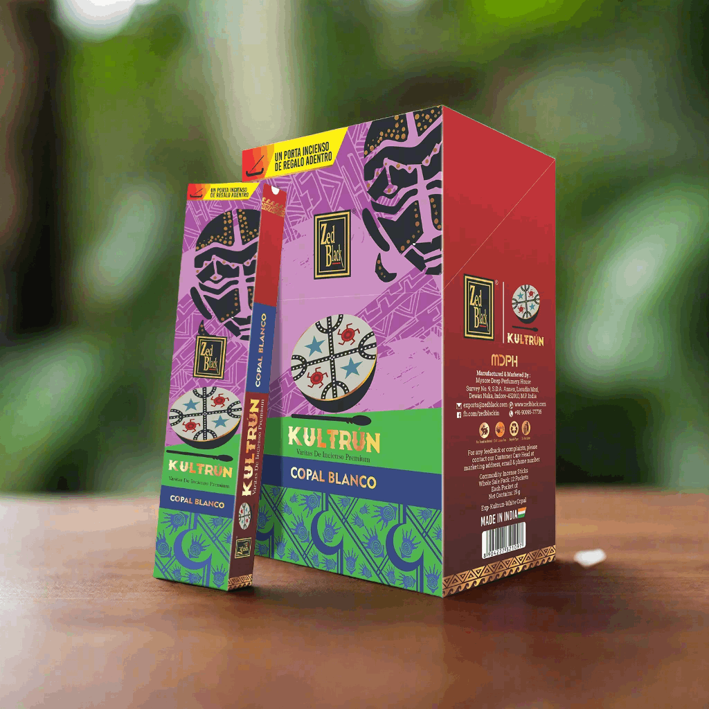 Zed Black Kultrun White Copal 15 Gms