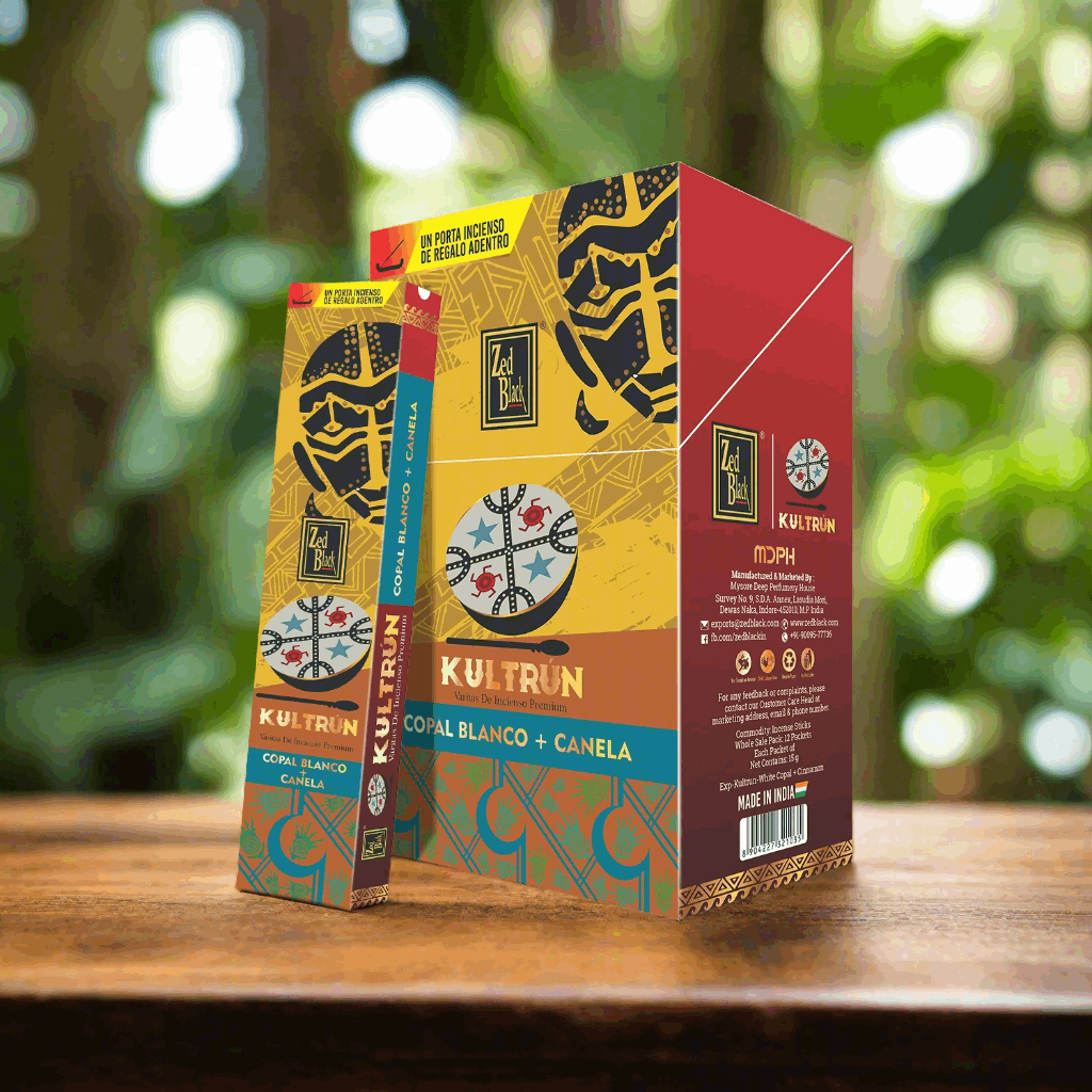 Zed Black Kultrun White Copal + Cinnamon 15 Gms