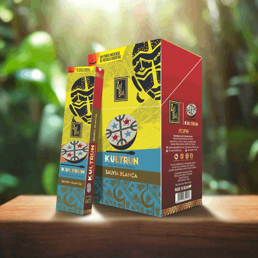 Zed Black Kultrun White Sage 15 Gms