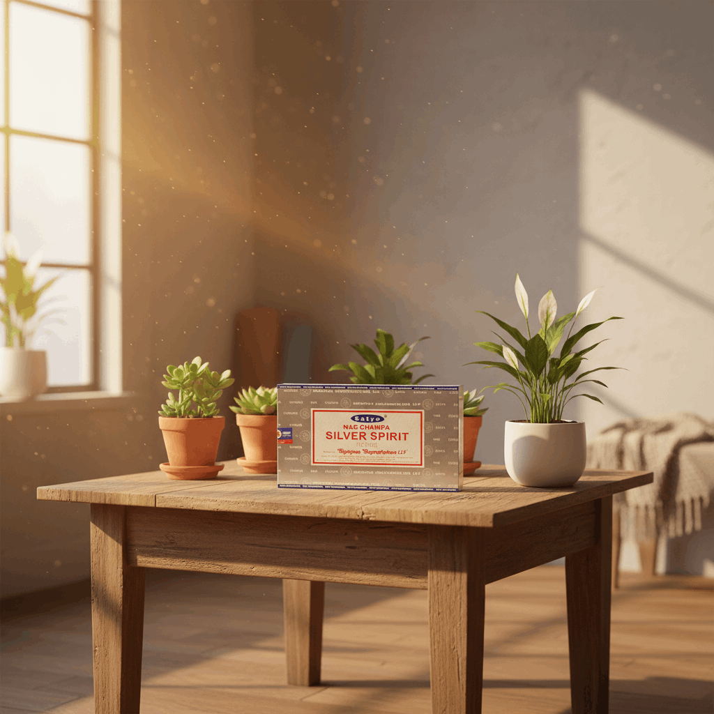 Satya Silver Spirit Incense Sticks - Box of 12 (180 gms)