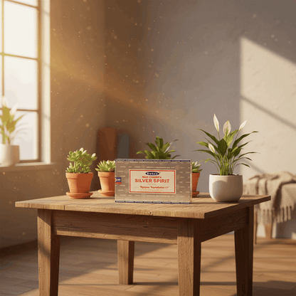 Satya Silver Spirit Incense Sticks - Box of 12 (180 gms)