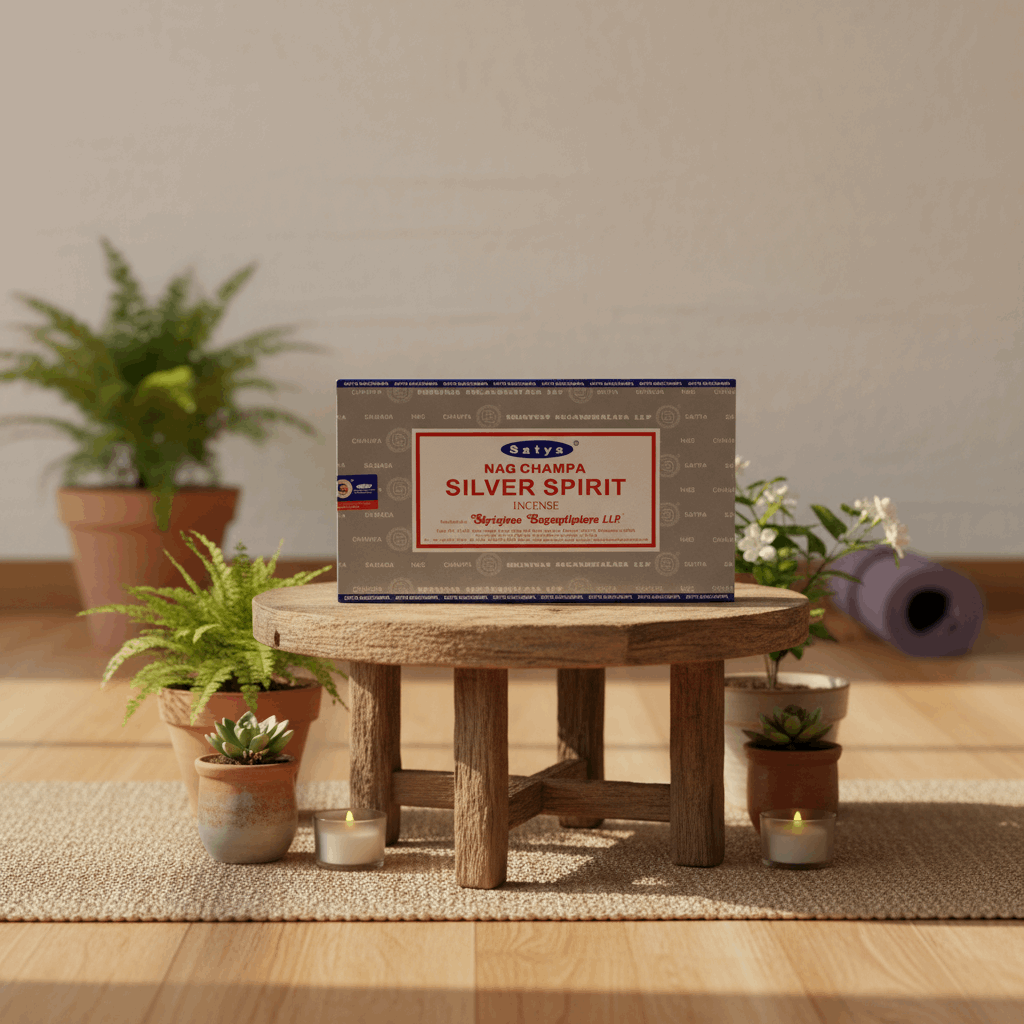 Satya Silver Spirit Incense Sticks - Box of 12 (180 gms)