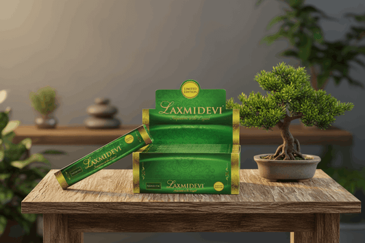 Nandita Premium Series Laxmi Devi Incense Sticks - Box of 12 (180 gms)