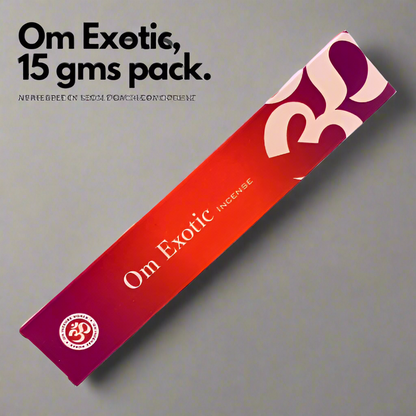 OM Exotic Incense Sticks 15g (Natural Incense Sticks)