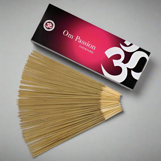 OM Passion Incense Sticks 100g (Natural Incense Sticks)