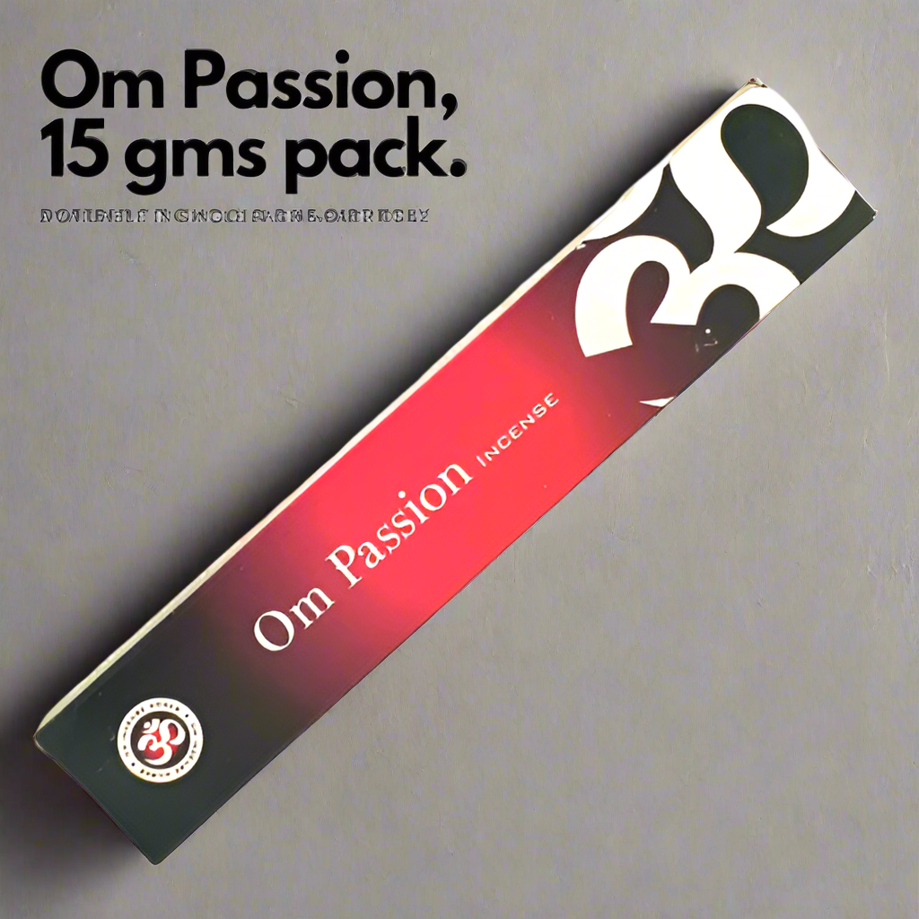 OM Passion Incense Sticks 15g (Natural Incense Sticks)