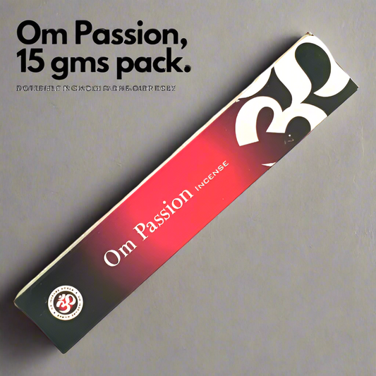 OM Passion Incense Sticks 15g (Natural Incense Sticks)