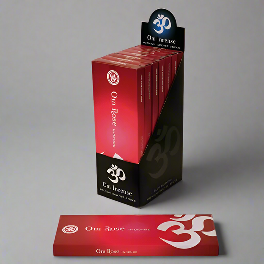 OM Rose Incense Sticks 100g (Natural Incense Sticks)