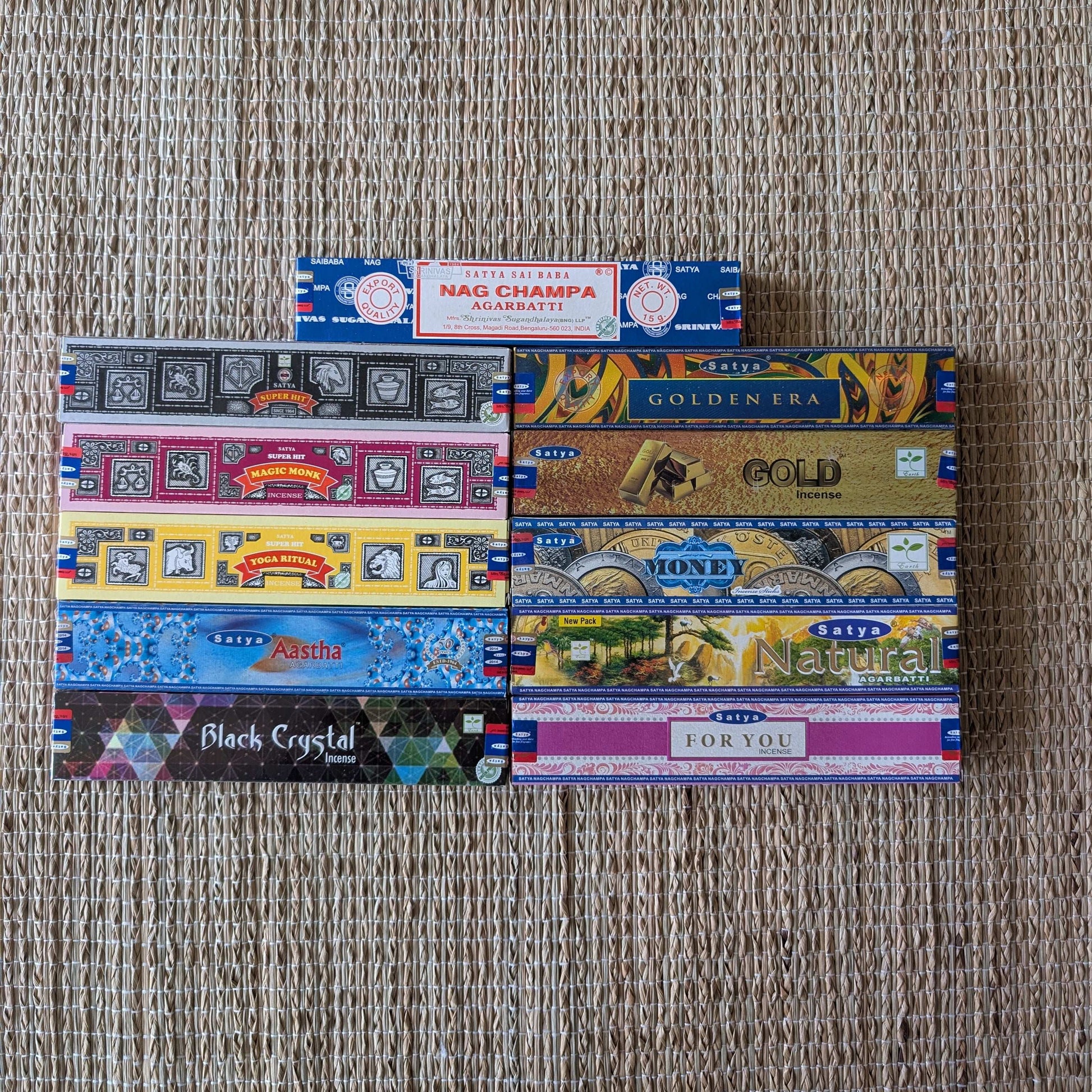 Satya Incense Unique Blends Bundle