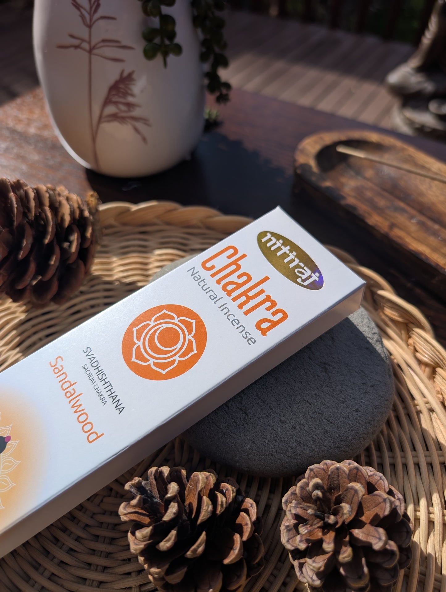 Nitiraj Sacrum Chakra Sandalwood Incense Sticks 25g