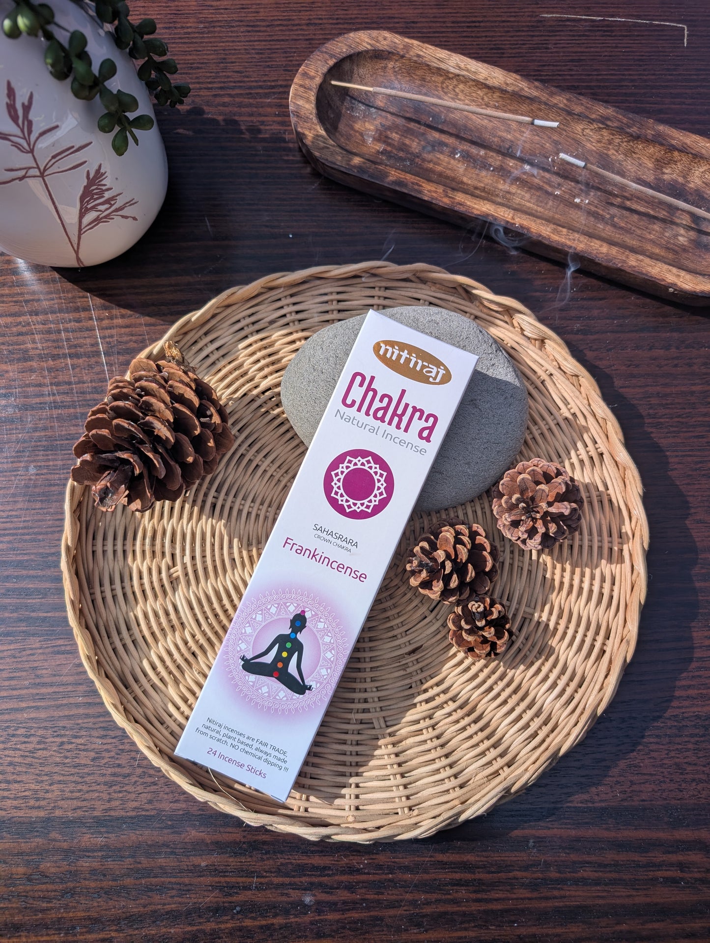 Nitiraj Crown Chakra Frankincense Incense Sticks 25g