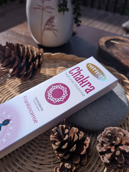 Nitiraj Crown Chakra Frankincense Incense Sticks 25g