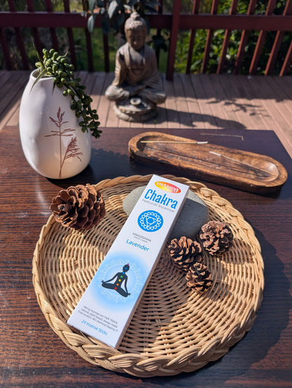 Nitiraj 3rd Eye Throat Chakra Lavender Incense Sticks 25g