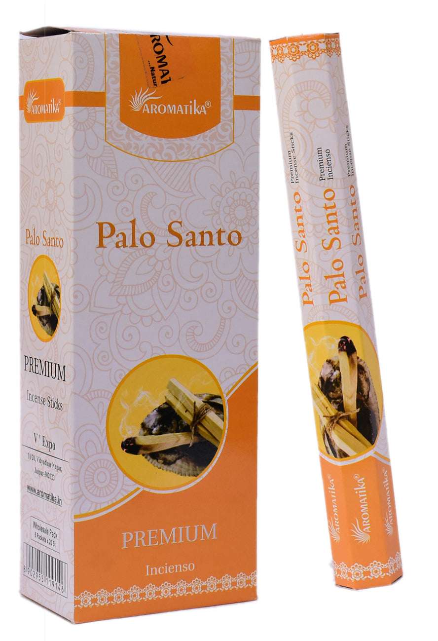 Aromatika Hexa Incense Sticks Palo Santo - Pack of 6 (approx. 217 gms)