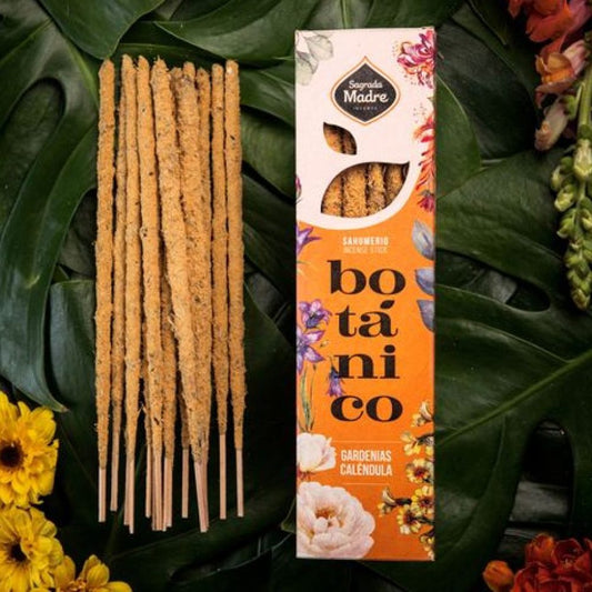 Sagrada Madre Gardenia Calendula Botanical Incense 6 Sticks