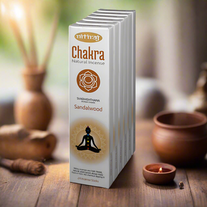 Nitiraj Sacrum Chakra Sandalwood Incense Sticks 25g