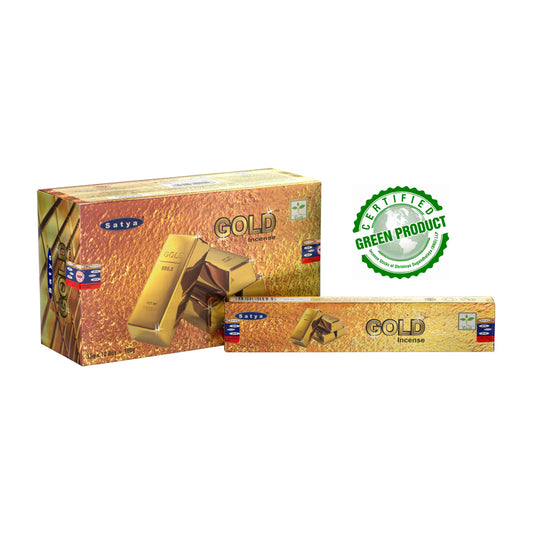 Satya Gold Incense Sticks 15 gms (Best Indian Incense Sticks)