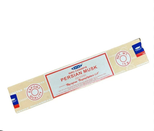 Satya Nagchampa + Persian Musk Incense Sticks 16 gms (Best Indian Incense Sticks)