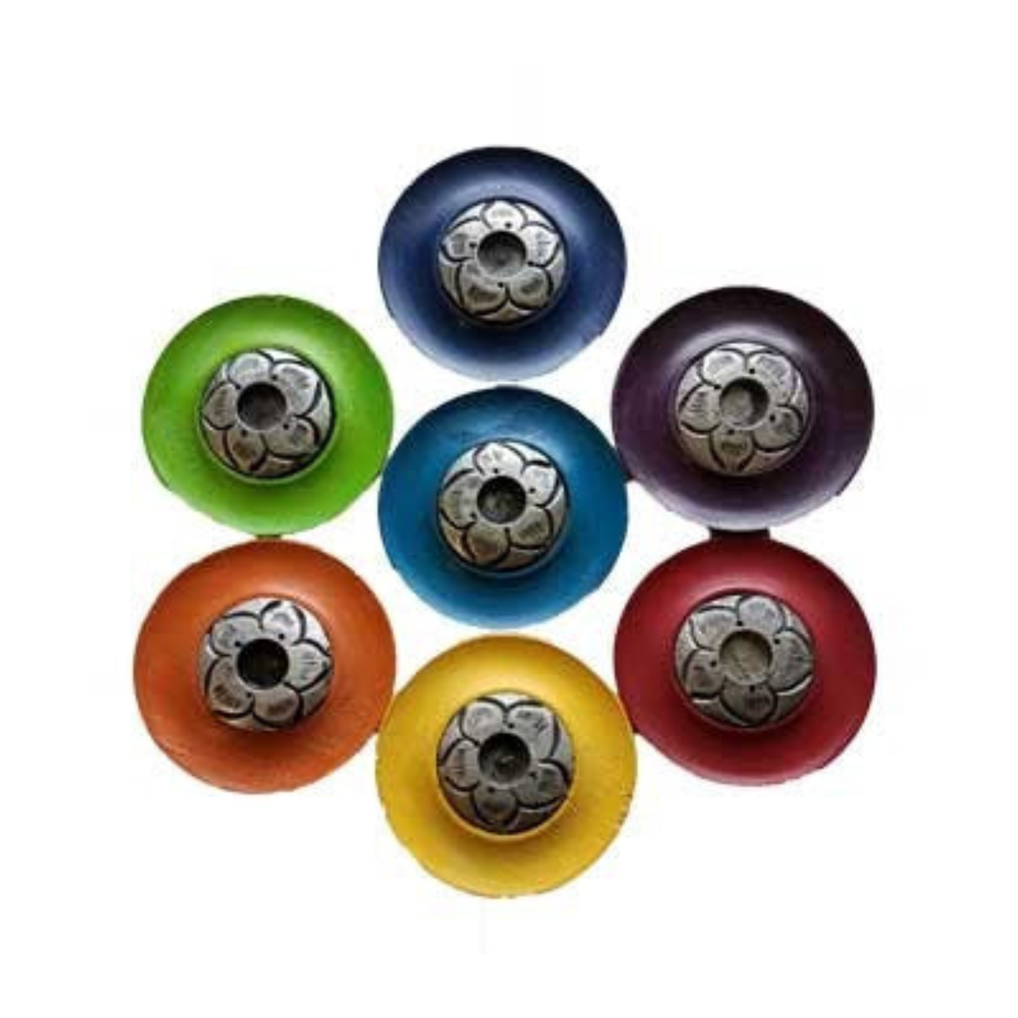 Chakra Incense Plate Burners