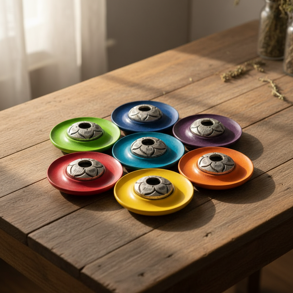 Chakra Incense Plate Burners