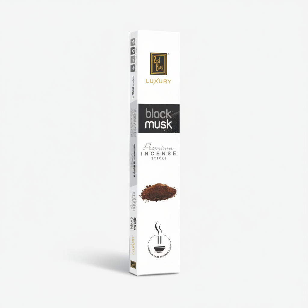 Zed Black Luxury Black Musk Incense Sticks