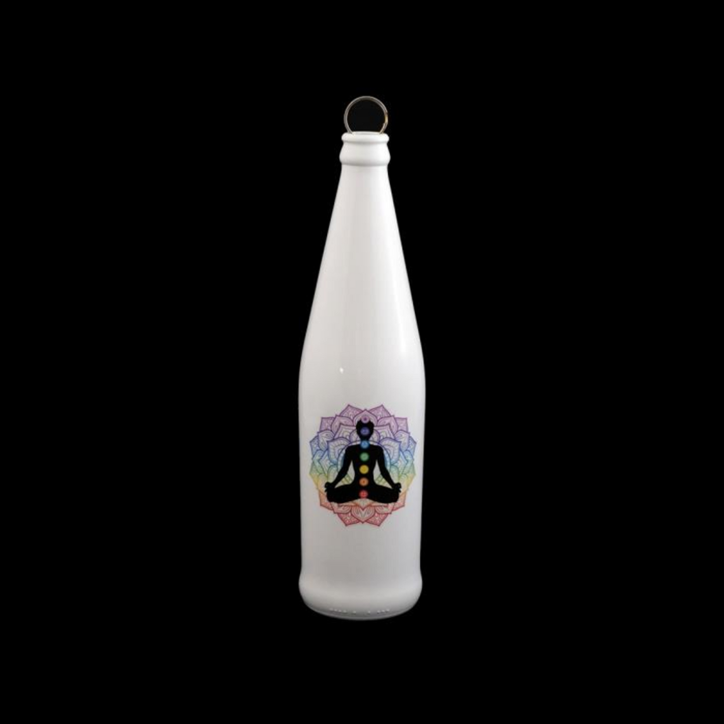 White Bottle Incense Burner - CHAKRA (FREE Incense Sticks Included)